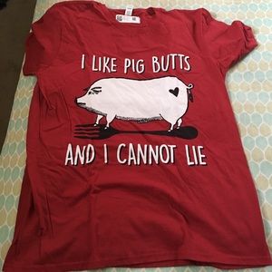 I like pig butts and I cannot lie shirt