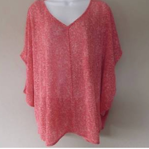 Ava and Viv Tops - Coral Dolan top