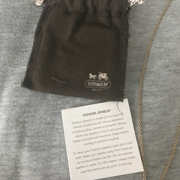 Authentic COACH necklace - Picture 4 of 5