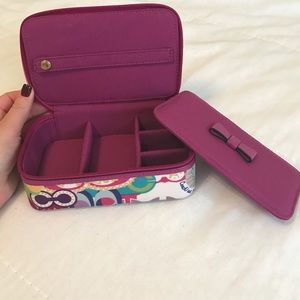 Coach travel jewelry holder