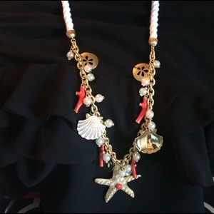 Lilly Pulitzer Chowdah Starfish & Shell Necklace