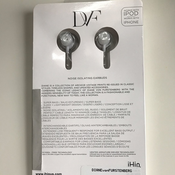 Diane Von Furstenburg earbuds - Picture 2 of 4