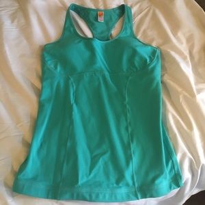 Light teal Lucy racerback workout top