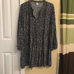 Cute gray print dress