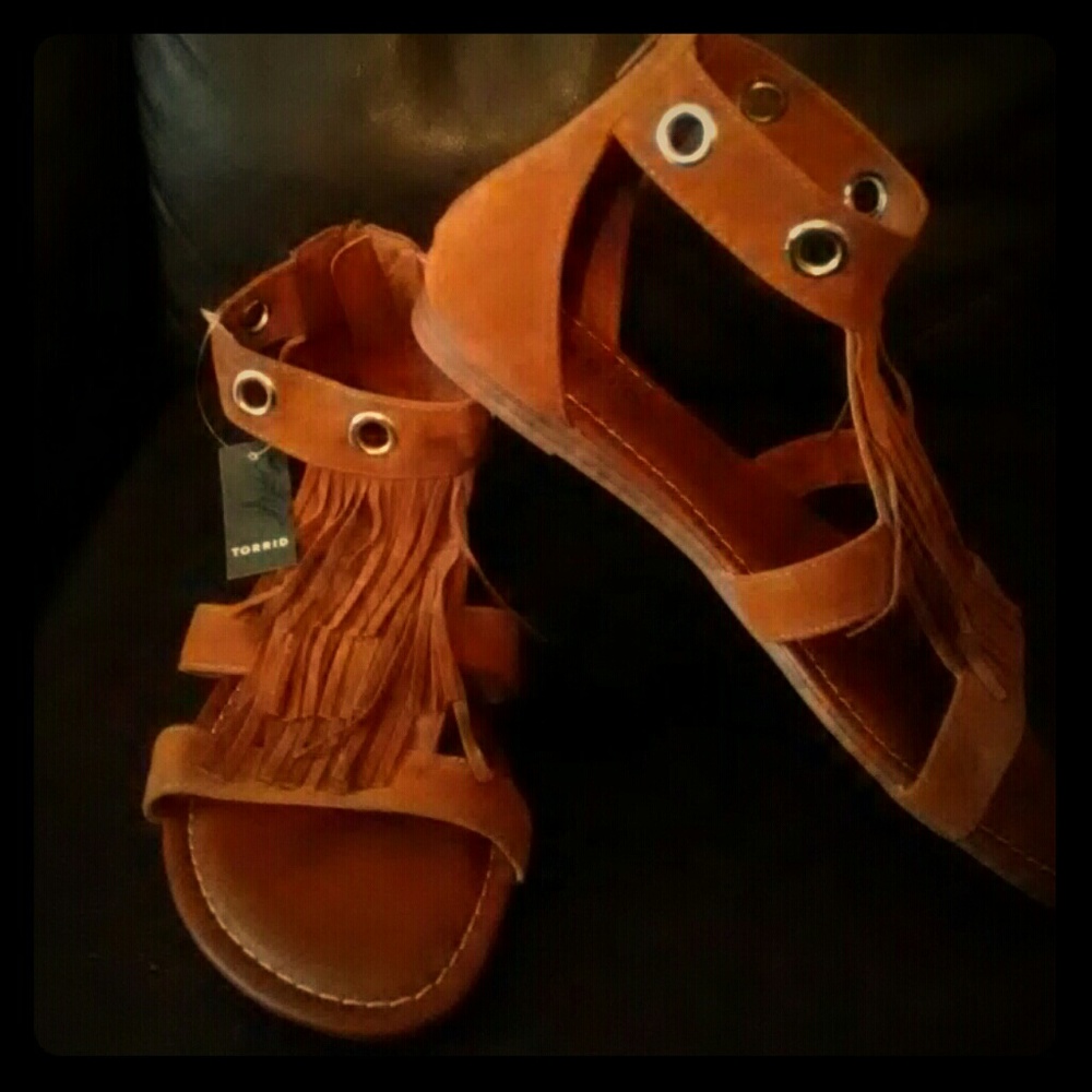 ❤ 1 Hour Sale ❤Torrid Fringe Sandals ❤