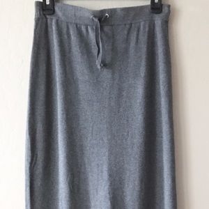 Eileen Fisher XS Long Drawstring Skirt Soft Knit