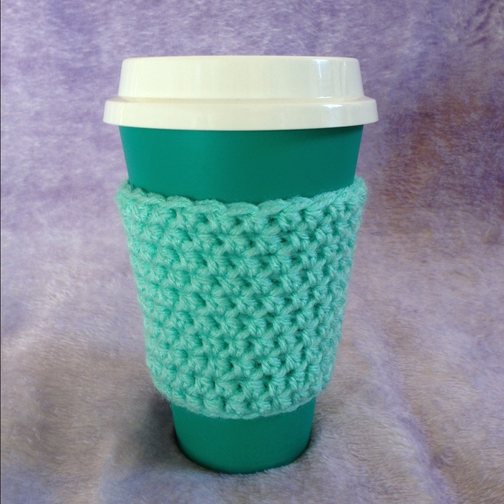 Crochet cup cozy