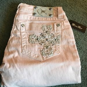Miss Me Light Pink Skinny Jeans