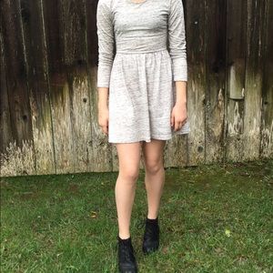 A very beautiful gray with a little black stripes