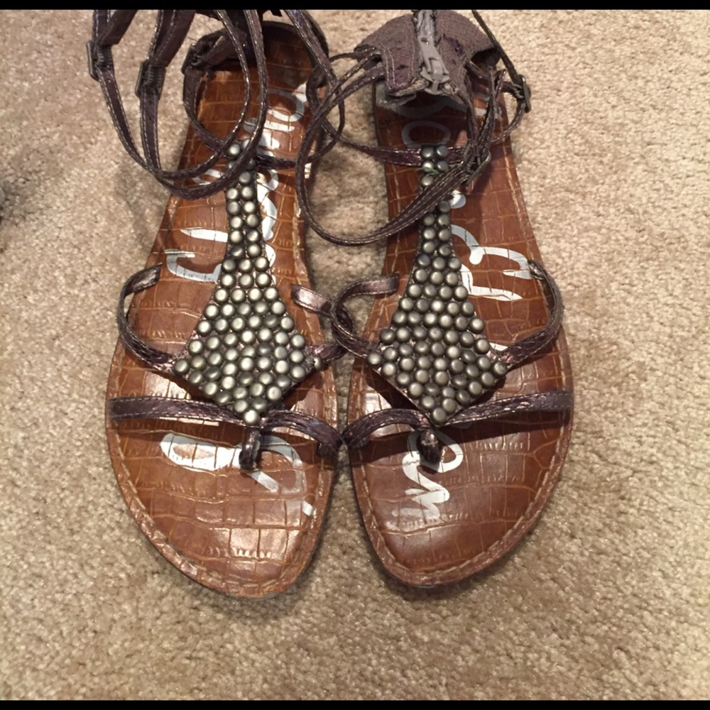 Gladiator sandals.
