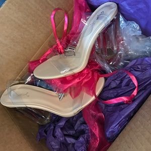 Clear Perspex Heels.