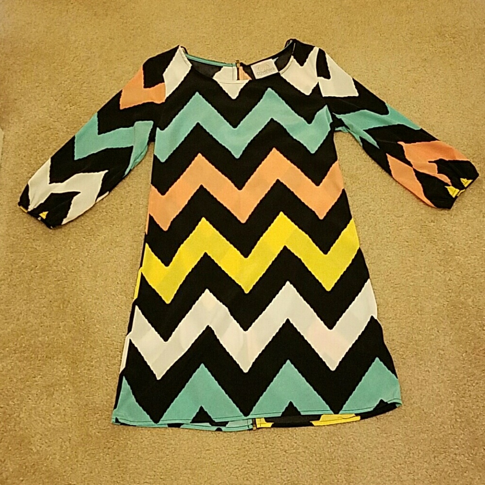 Chevron Dress NWOT