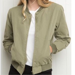 Olive green kasey bomber