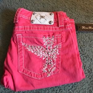 Miss Me Pink Skinny Jeans