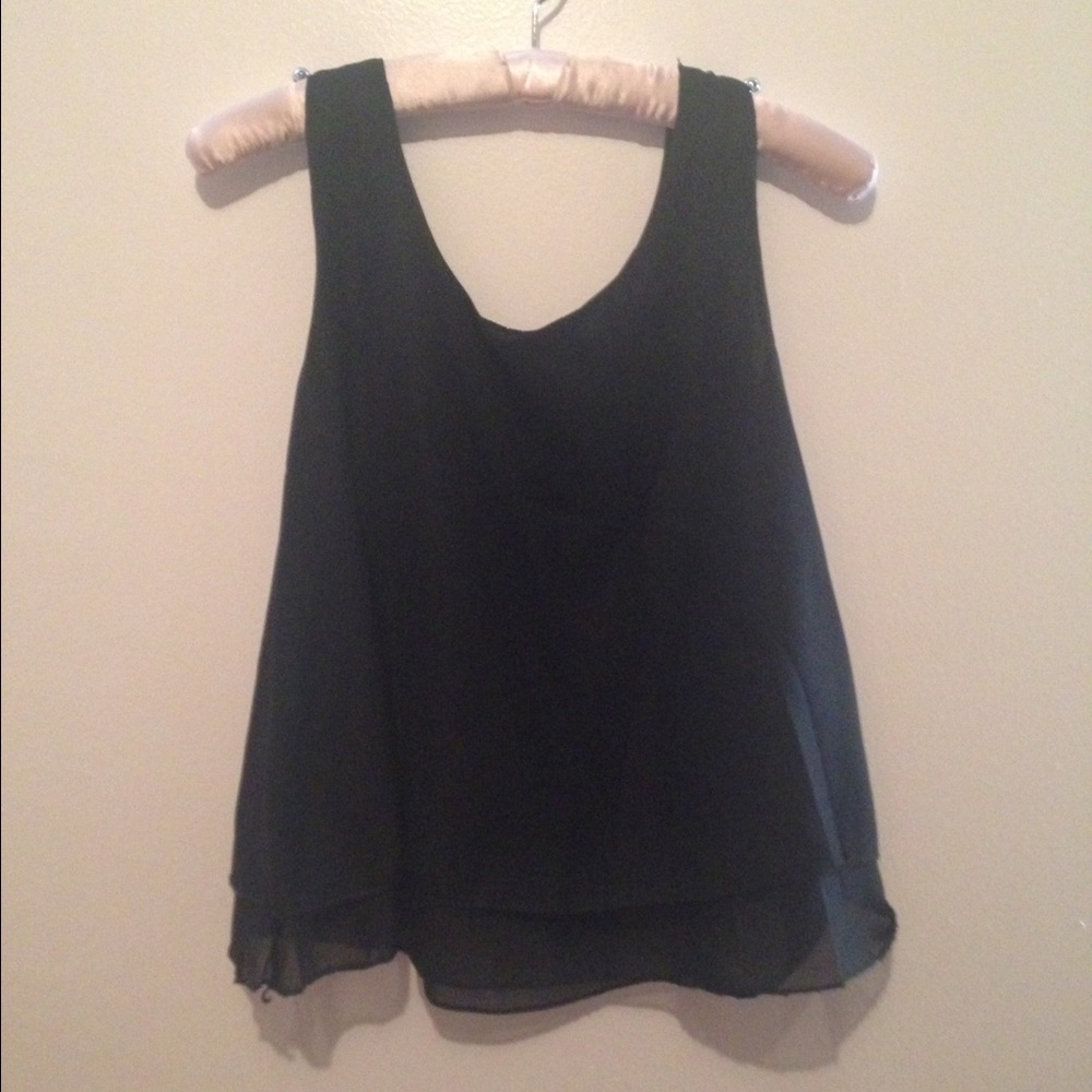 Flowing layered tank top
