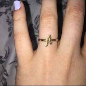 gold A ring size 6