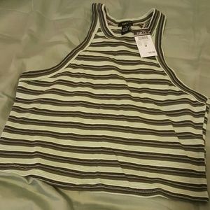 Striped crop top
