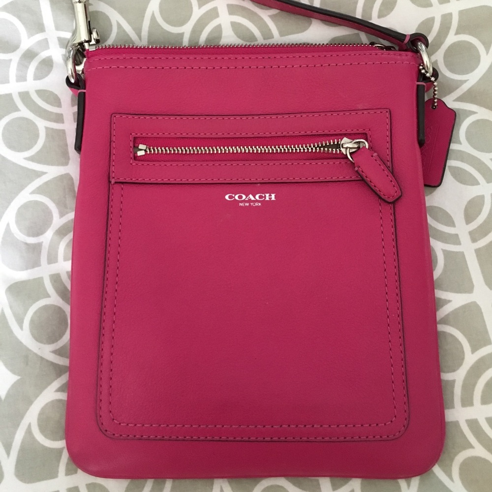 Coach pink crossbody