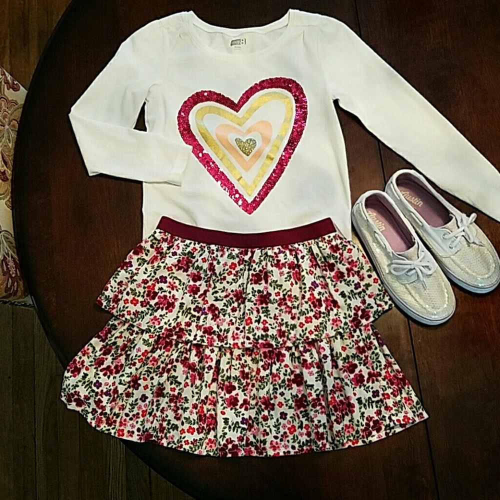 Crazy 8 Girls Embellished Tee