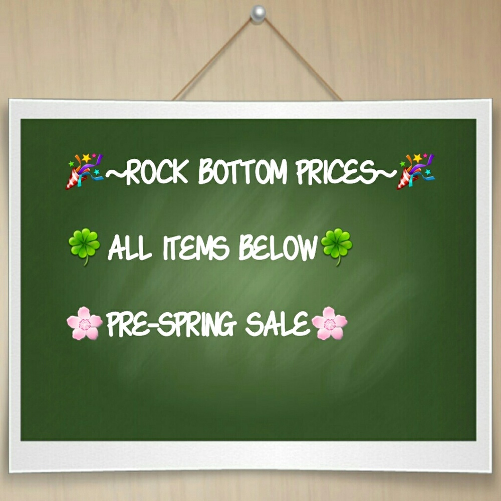 SPRING SALE *Ladies & Men's Garmets*