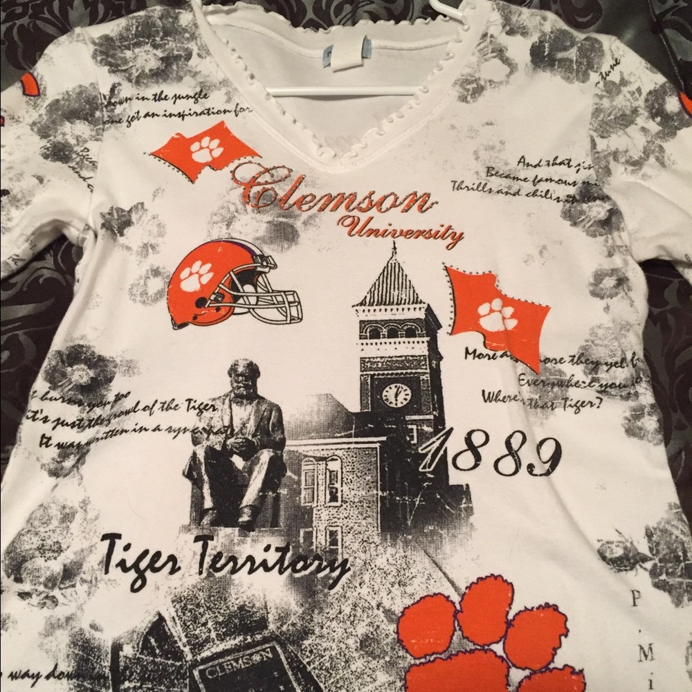 Clemson long sleeve shirt size small