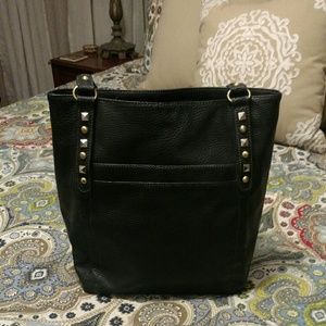 Black handbag with tablet pocket inside. GUC.