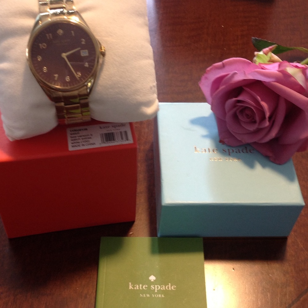 Authentic Kate Spade gold watch