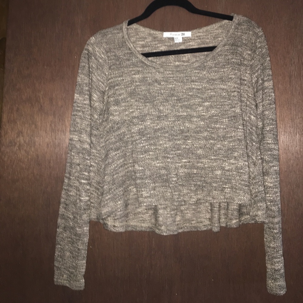 Sweater crop top