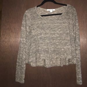 Sweater crop top