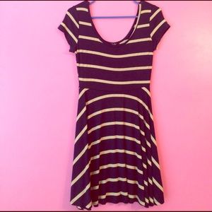 Striped skater dress
