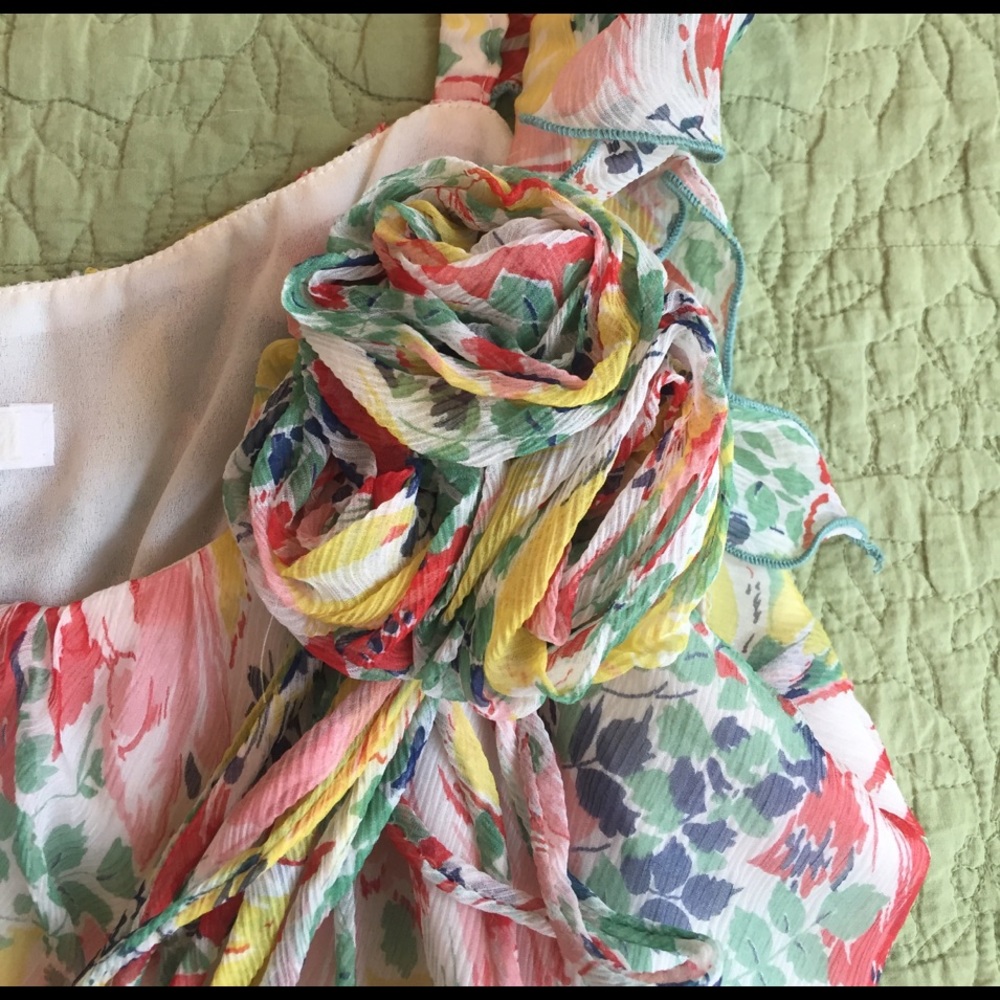 Anna Sui romantic silk tank