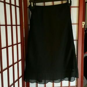 Kids Black skirt with chiffon overlay