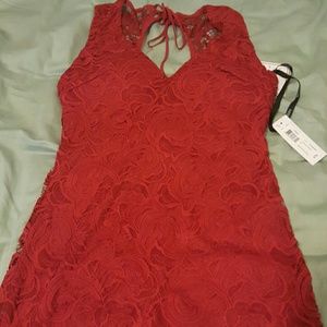 Red Lace dress
