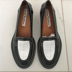 Acne leather shoes size 39