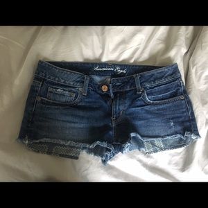 AEO denim cutoff shorts