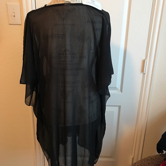 🌞SOLD! Summer Sale! Black Summer Kaftan - Picture 4 of 4
