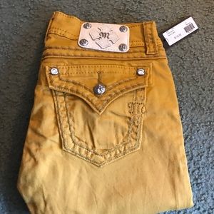 Miss Me Mustard Skinny Jean