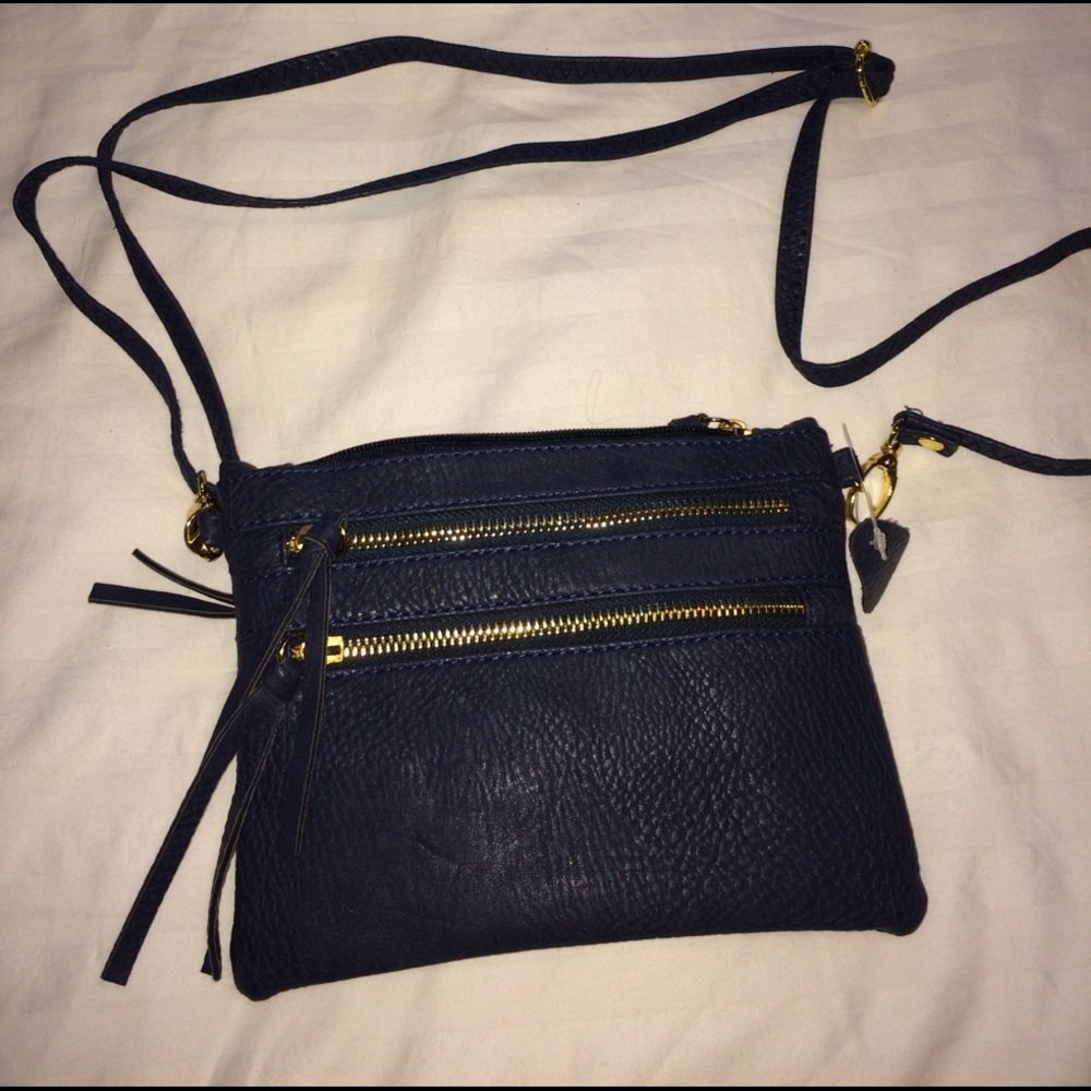 Navy blue mini purse