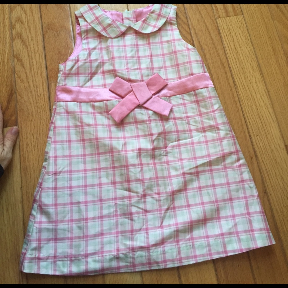 Pink and Green plaid Baby Gap dress