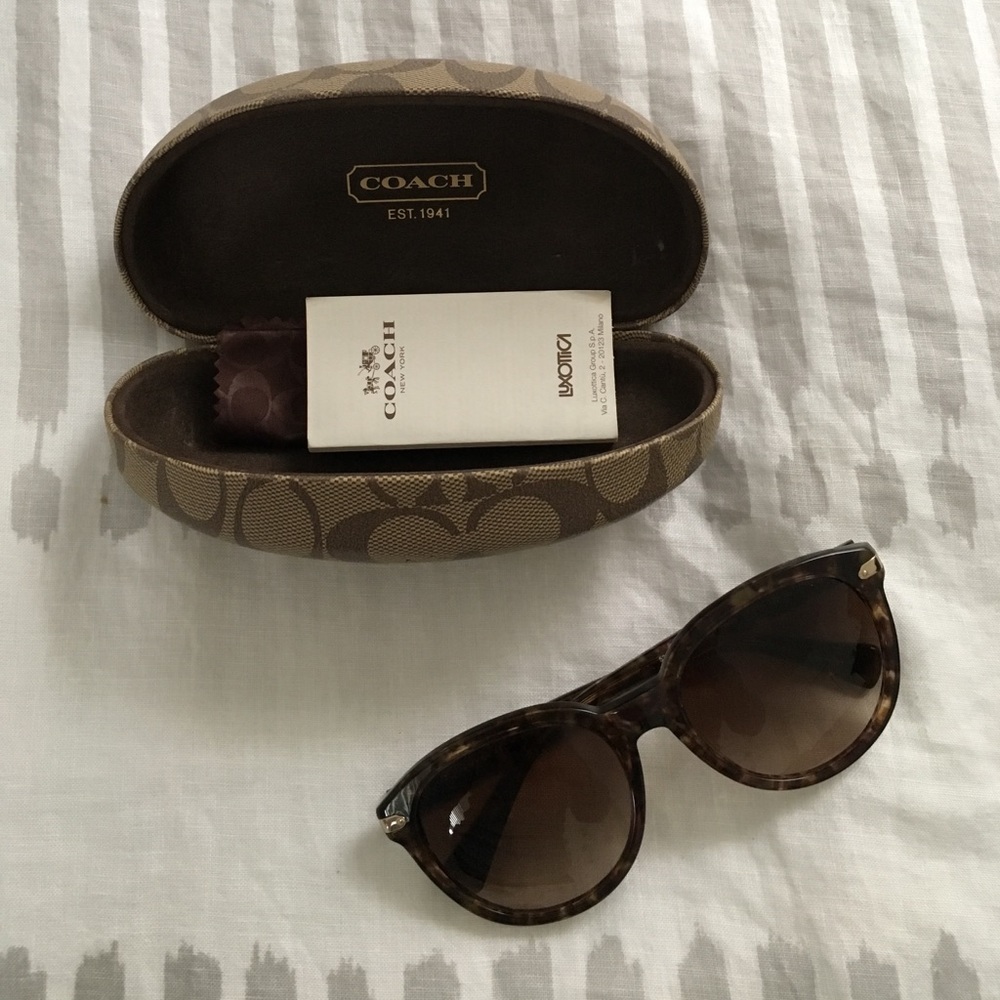 Coach Tortoise Shell Sunglasses