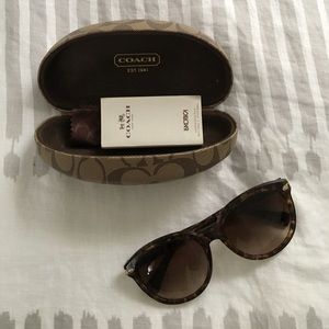 Coach Tortoise Shell Sunglasses