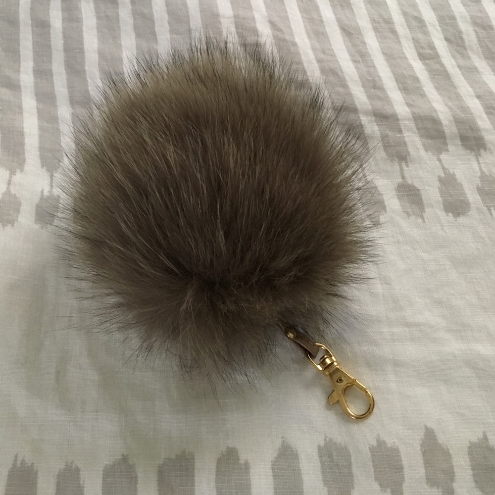 Fur Key Chain Pom Pom