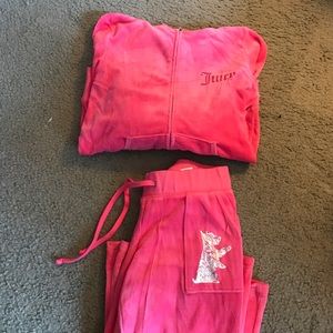 Juicy Couture Pink Tracksuit