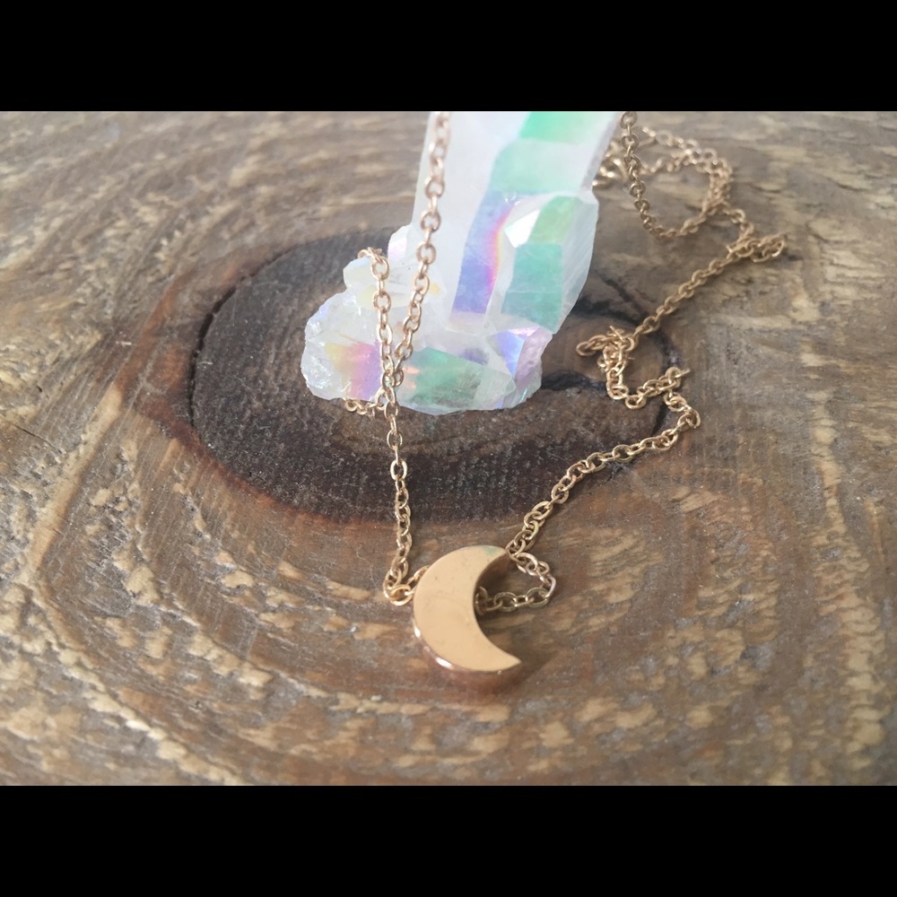 Golden Moon Necklace