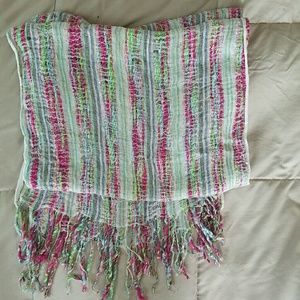Multi colored pashima style scarf