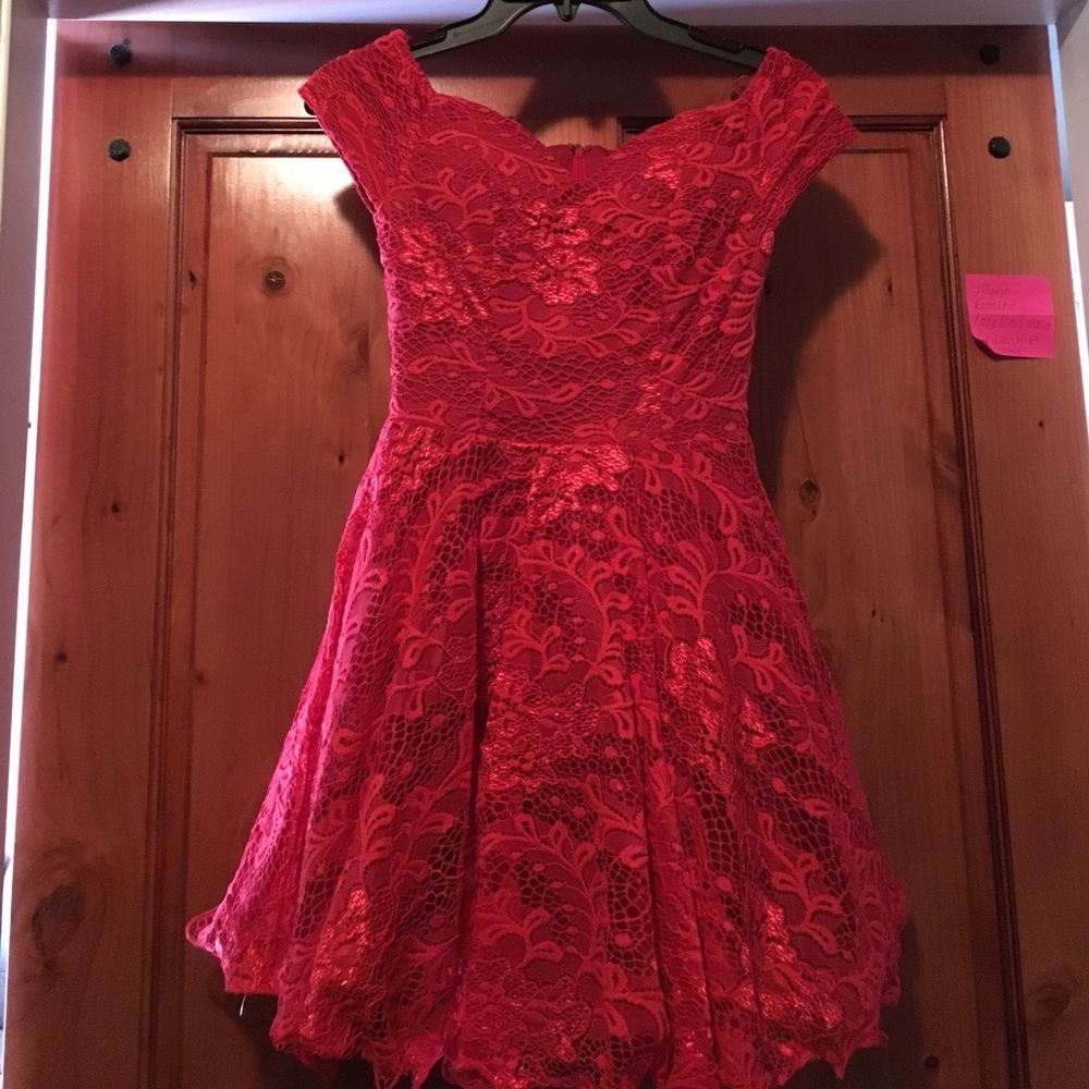 Red dress