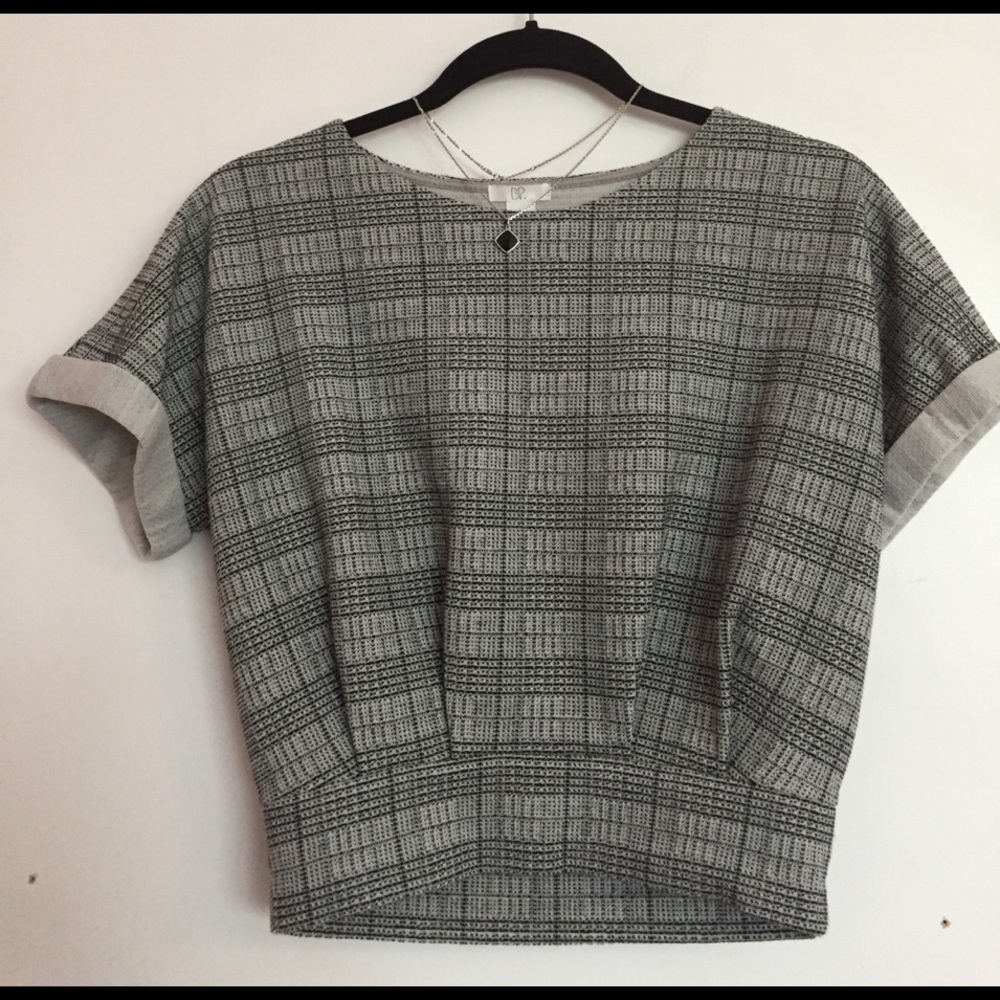 NWOT Plaid Crop Top