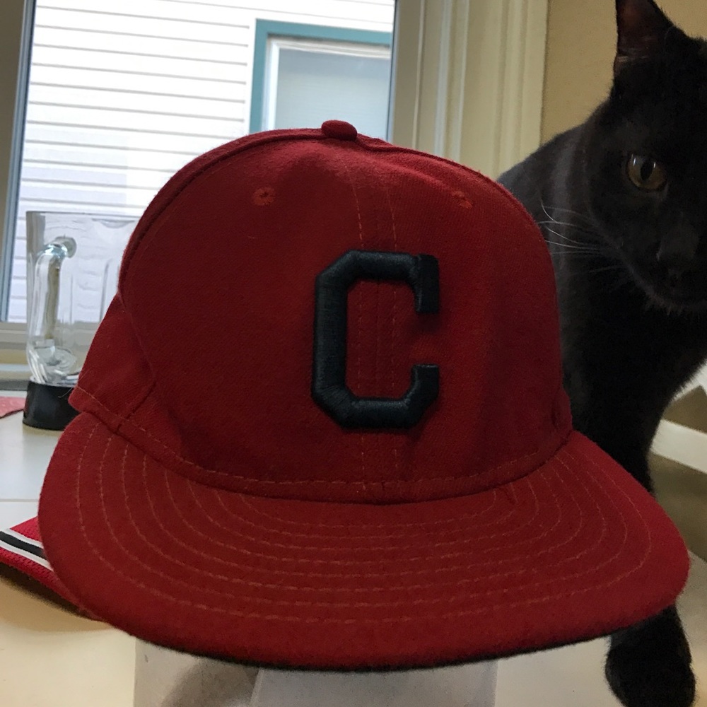 Cleveland Indians Block C hat size 7 1/2