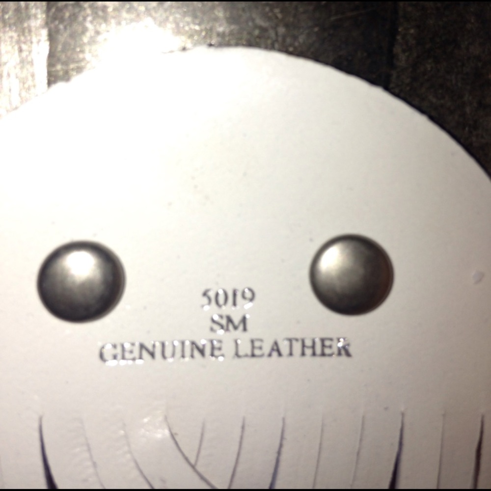 Handmade Maui Hawaii shell belt white leather - Picture 3 of 3