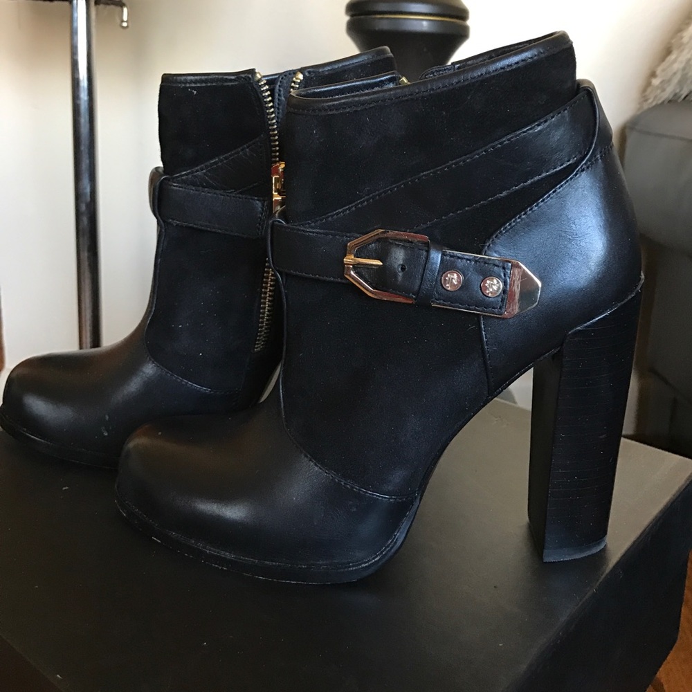 Rachel Zoe Black &Gold Boots